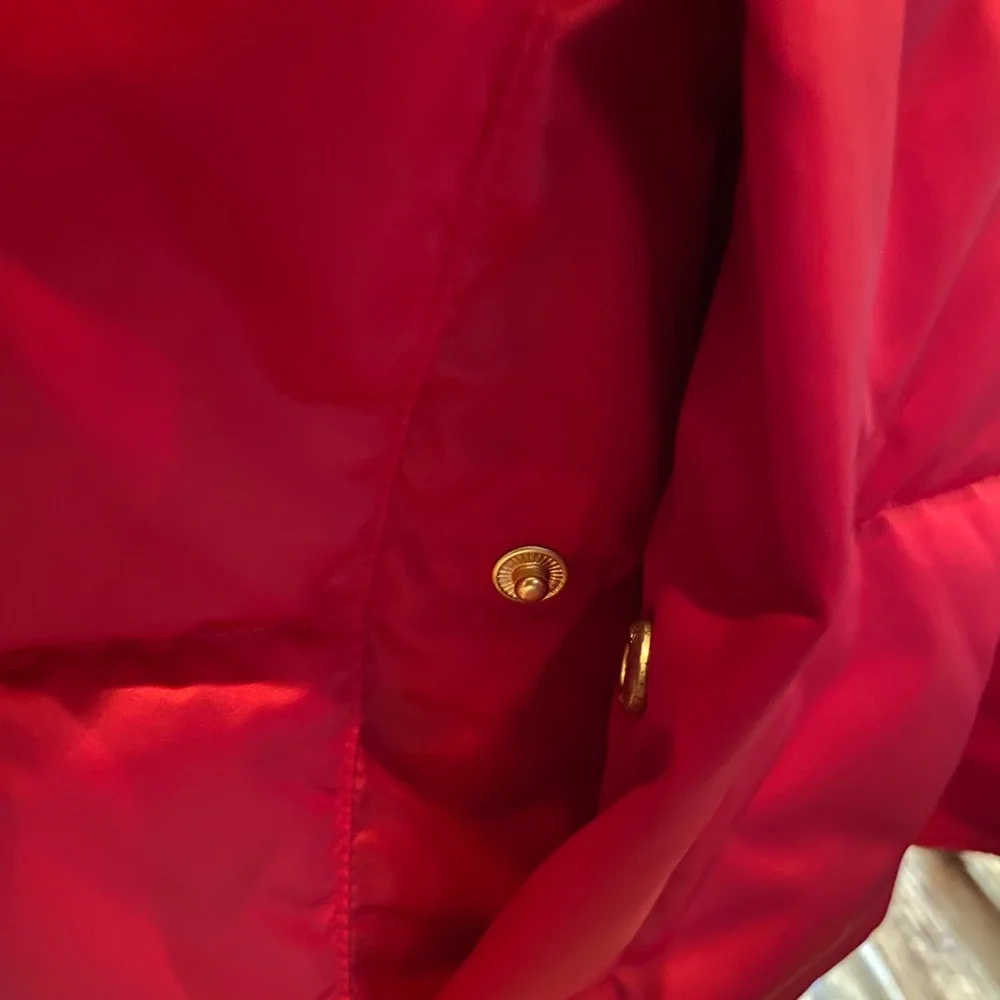 Tory Burch Reversible Blue/Red Puffer Jacket